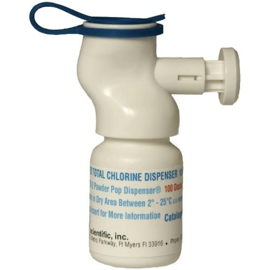HF Scientific Powder Pop Dispenser for Chlorine Testing, DPD